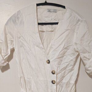 Zara White Dress